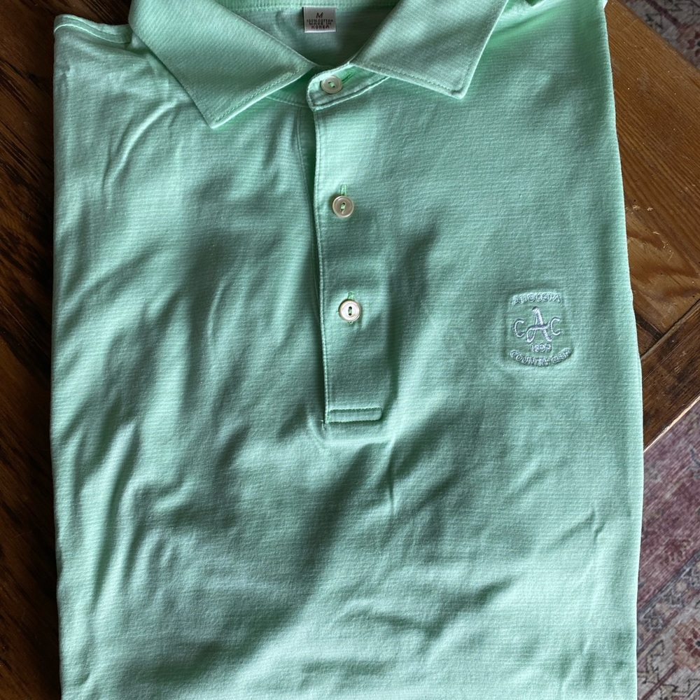 Peter Millar size medium, mint green polo